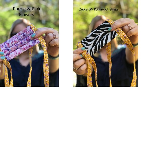 Handmade Reusable Fabric Masks - Picture 5 of 8